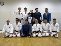 Тренировка по айкисамбо под руководством Танака сэнсэя и Накадзава сэнсэя